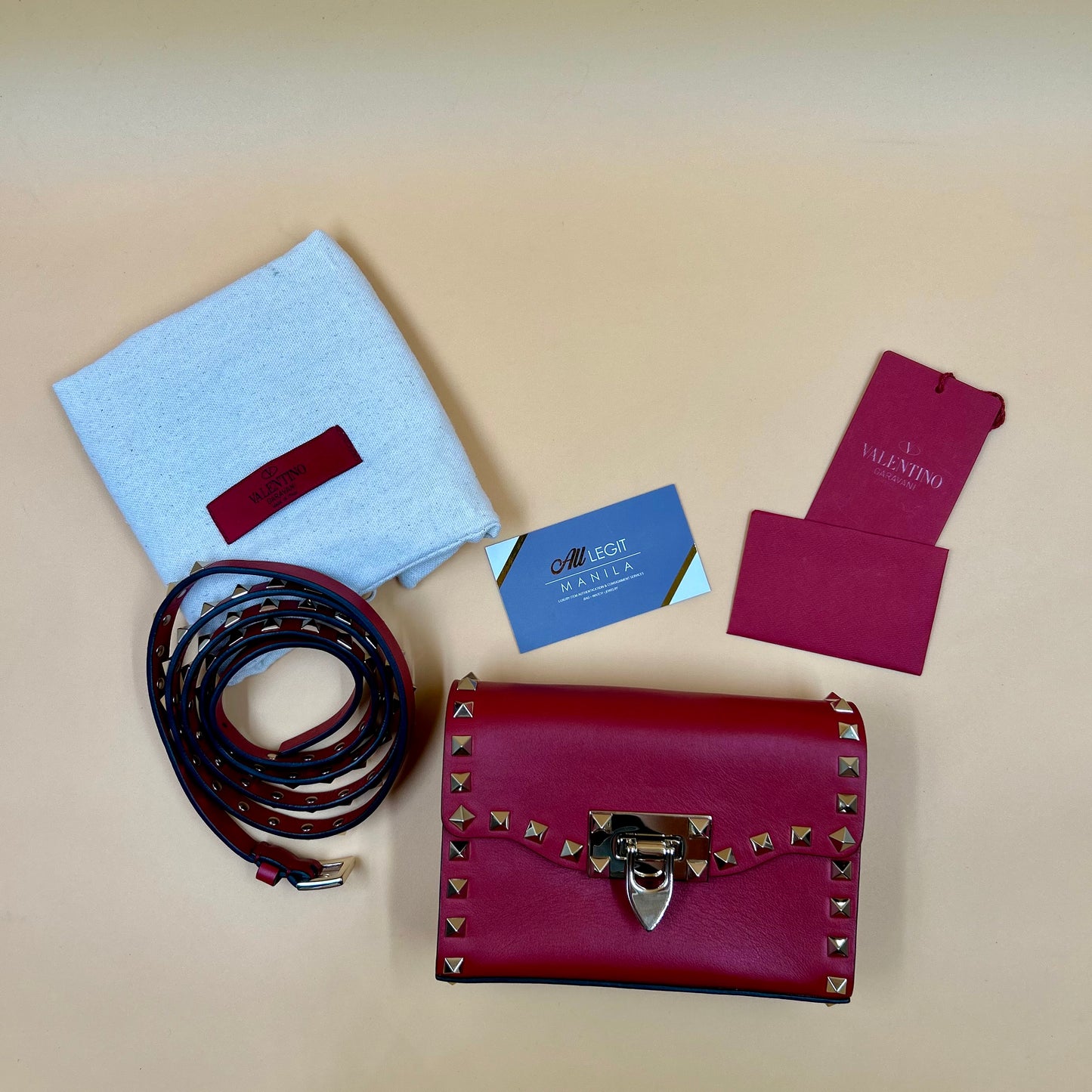 VALENTINO ROCKSTUD MINI SLING